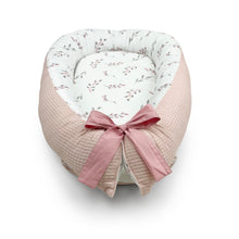 Load image into Gallery viewer, Waffle Cocoon Baby Nest Spring of pink
