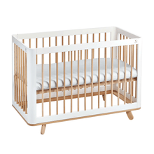 Load image into Gallery viewer, Tweeto Kube Baby Cot Natural/White

