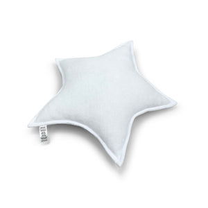 Star Protective Cot Velour Pillow White