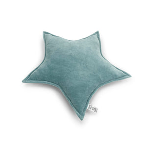 Star Protective Cot Velour Pillow Mint
