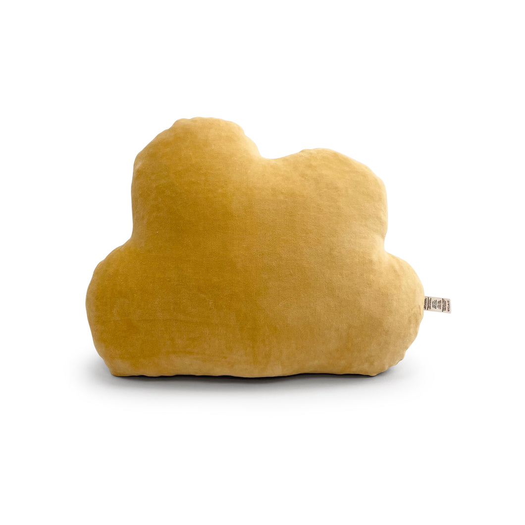 Cloud Protective Pillow Velour Mustard yellow