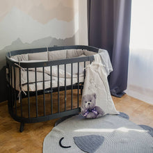 Load image into Gallery viewer, Tweeto 7 in 1 Baby Cot Gray Multifunctional
