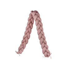 Load image into Gallery viewer, Braided Protective Cot Bumper - dusky pink
