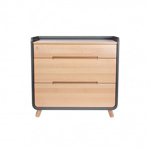 Tweeto Dressing Unit Chest Drawer Gray/Natural